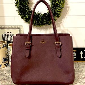 Kate Spade Burgundy Tote